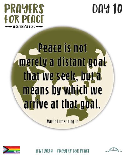 Quote about peace from Martin Luther King Jr.