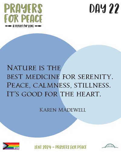 A quote about nature from Karen Madewell