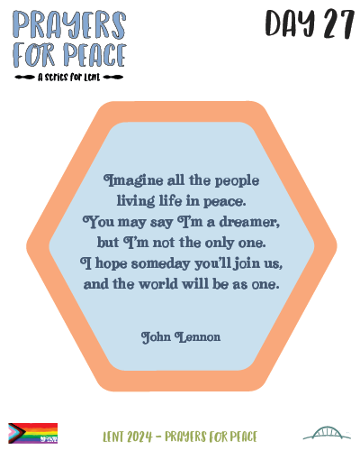 Imagine all the people - lyrics by John Lennon