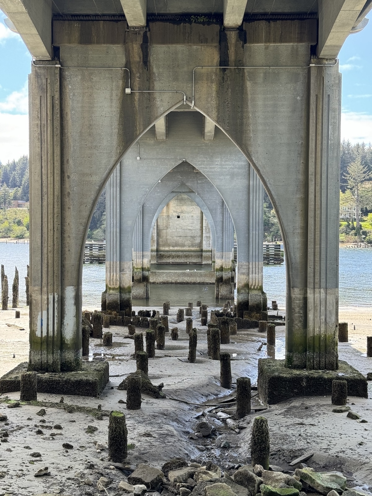 Under the bridge at Florence Washington