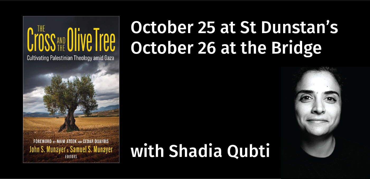 Shadia Qubti visit book launch for The Cross and the Olive tree